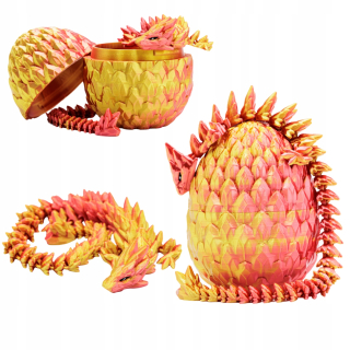 Figúrka pohyblivá Crystal Dragon Dragon Egg GOLDROSE Veľkosť XL